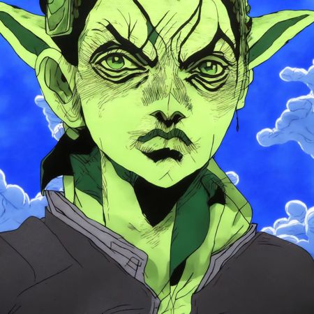 00892-1942890840-Jolyne Cujoh as Master Yoda, Very detailed, clean, high quality, sharp image, text, blurry, grainy, watermark, incoherent, smudg.jpg